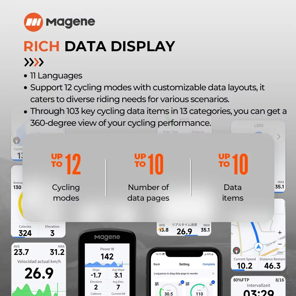 Magene C606 Smart GPS Bike Computer