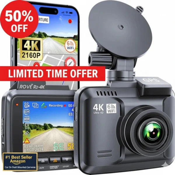 ROVE R2-4K DUAL Dash Cam