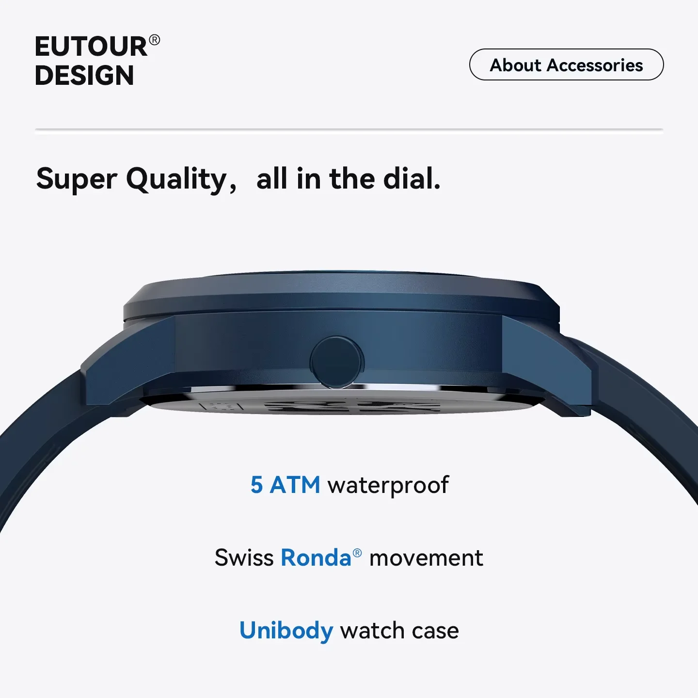 EUTOUR Magnetic Watch