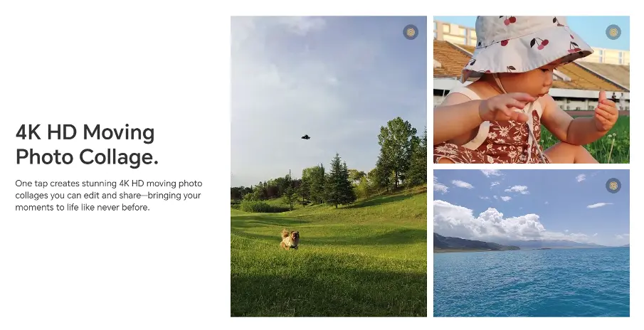 HONOR X9D 5G 4K HD moving collage