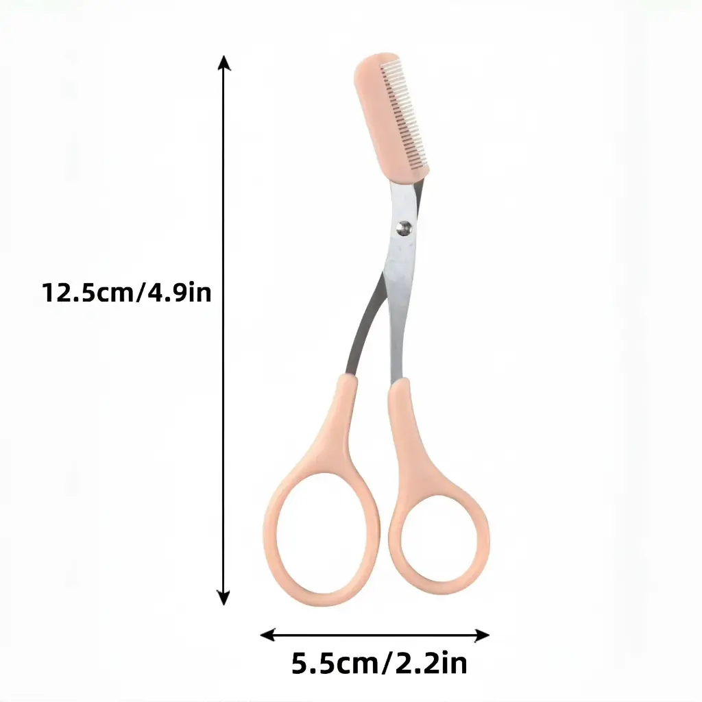 Eyebrow trimmer scissors