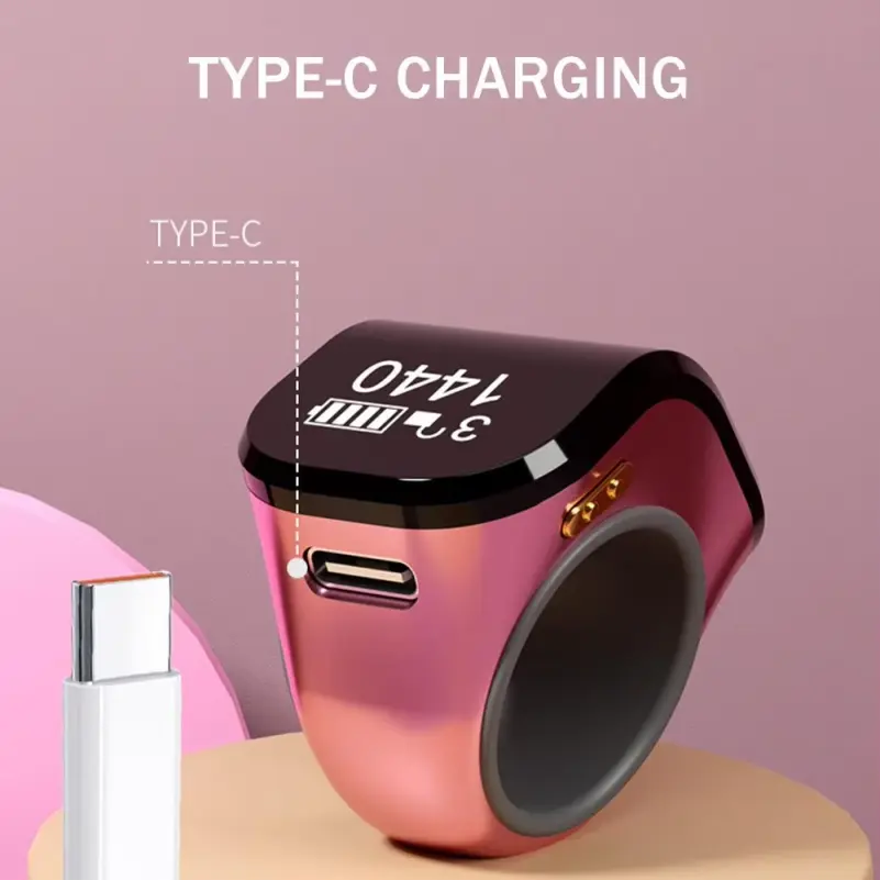 Smart Ring Counter Type C Charging