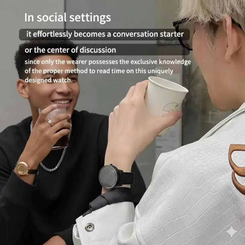 Magnetic Ball watches under discussion in social settings