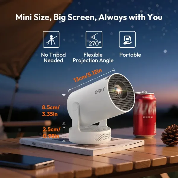 HY300 Pro Mini Projector