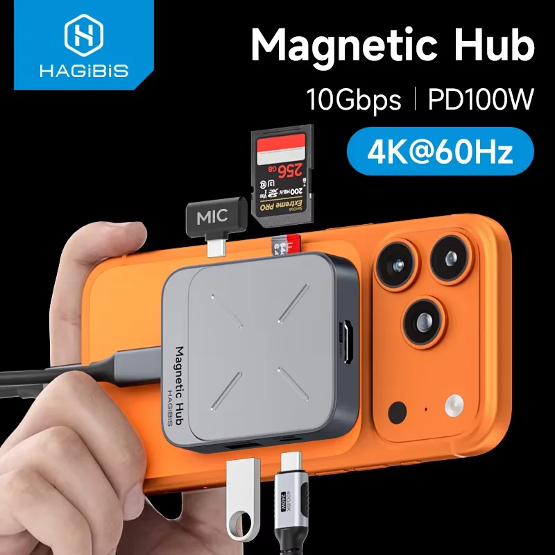 Hagibis Magnetic USB-C Hub