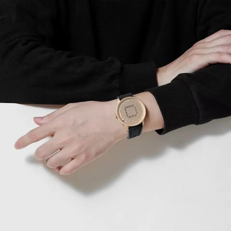 Magnetic Ball Wrist Watch on the wrist