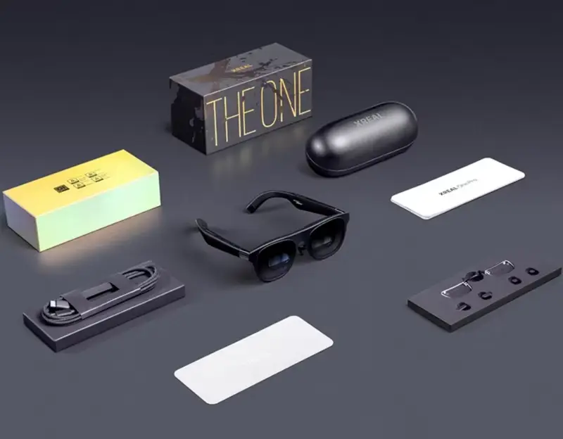 XREAL One Pro AR Glasses' components