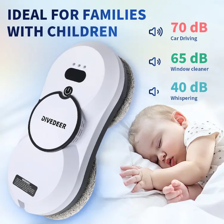 Window Cleaning Robot low dB sound