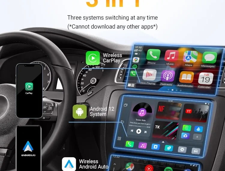 OTTOCAST Play2Video Pro – Wireless CarPlay Adapter