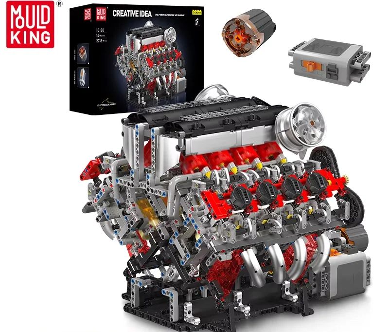 Mould King V8 Engine