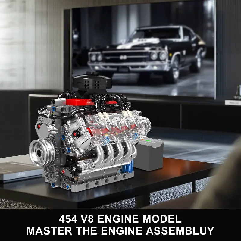 Mould King V8 Engine