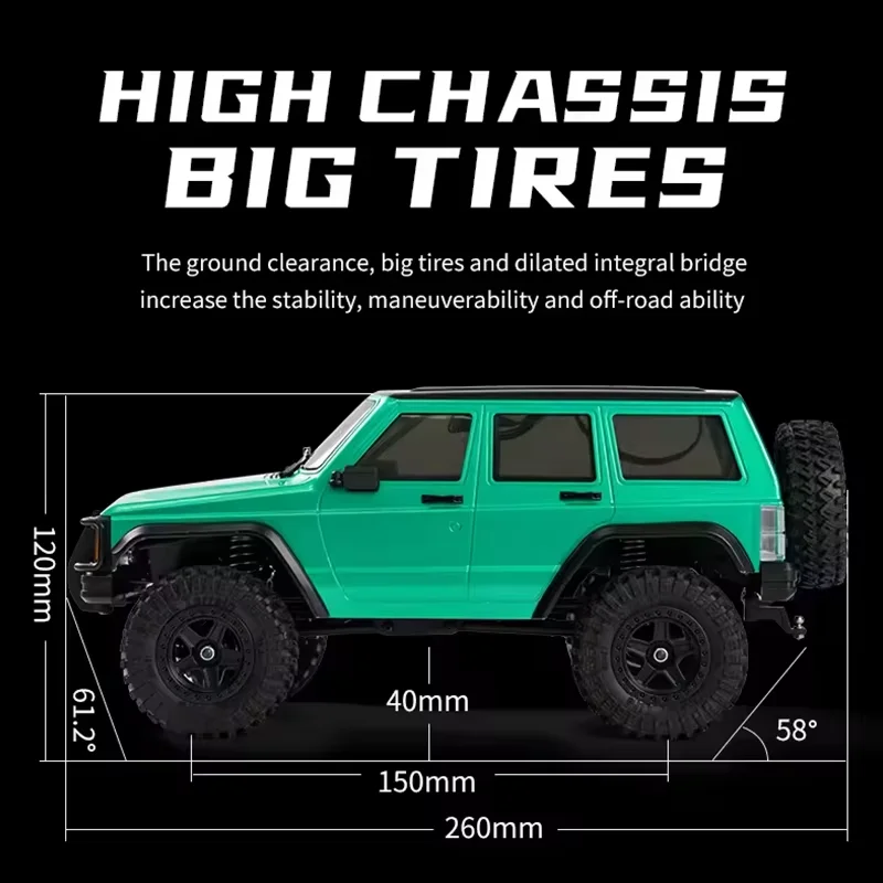 JJRC C8809 with big chassis and tyres