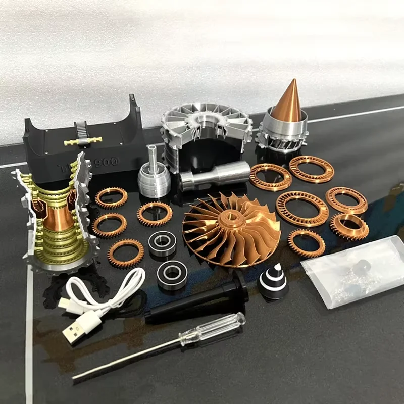 TR900 turbofan engine model building kit