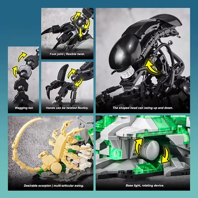 Alien Action Figure Building Set