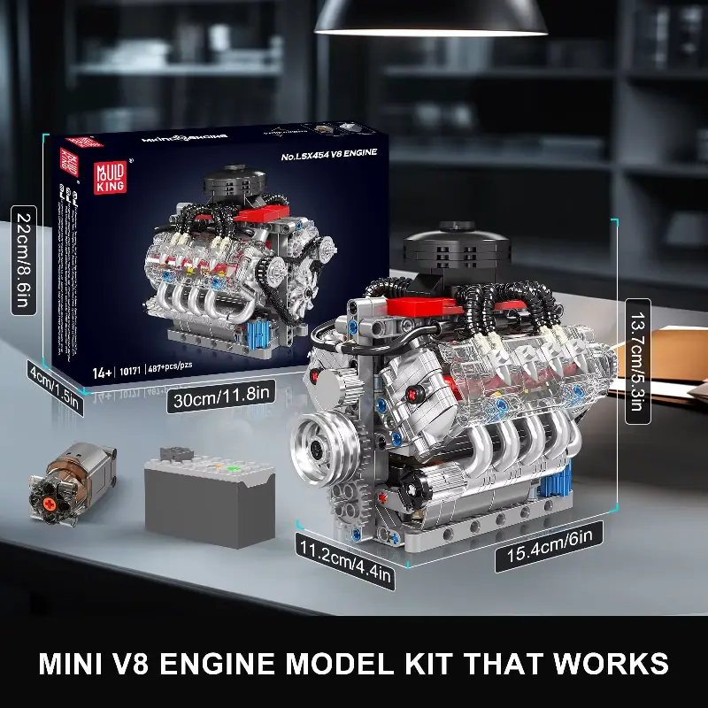 Mould King V8 Engine