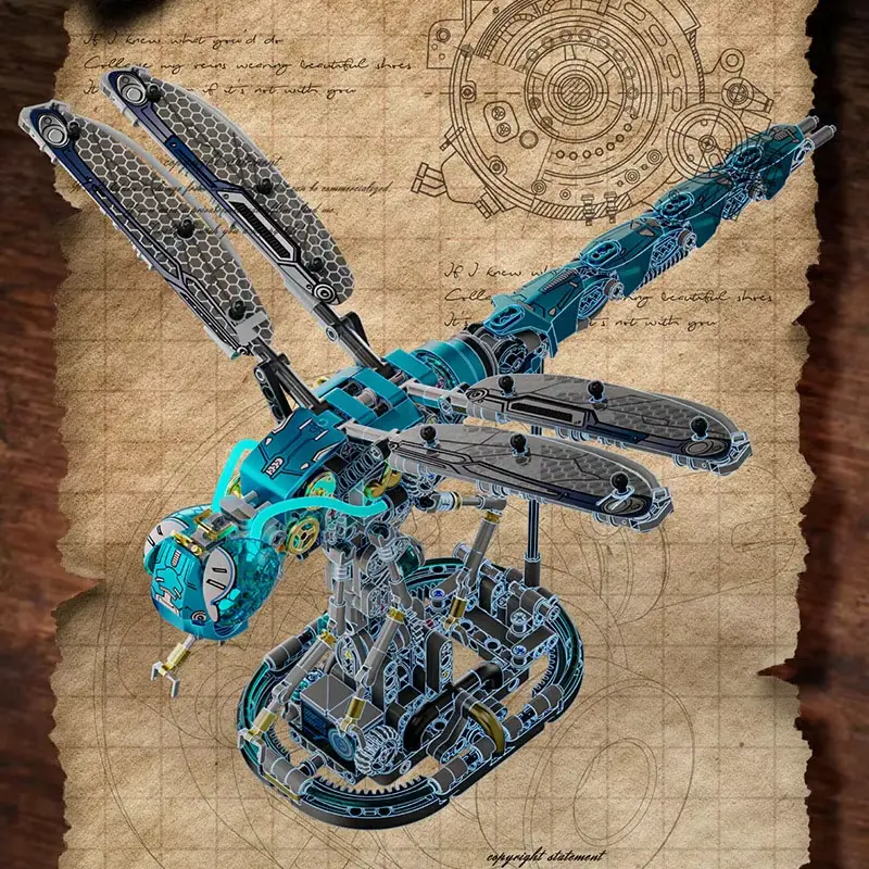 Mechanical Dragonfly Building Blocks