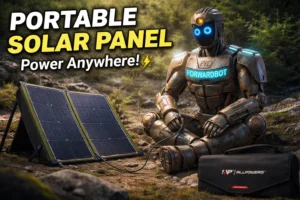 Forward Bot with ALLPOWERS 100W Solar Panel