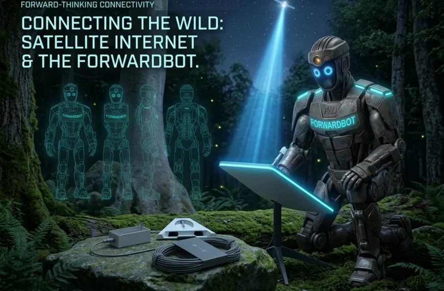 ForwardBot with Starlink Mini Satellite Kit