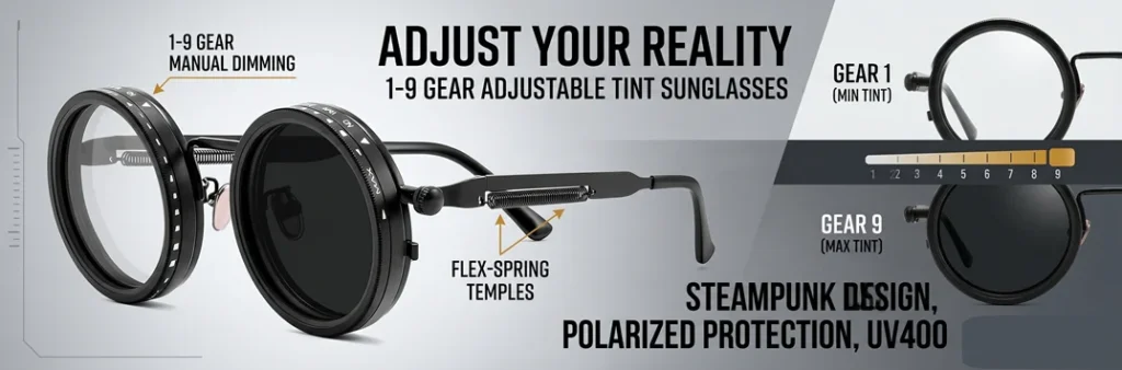 Adjustable Tint Sunglasses