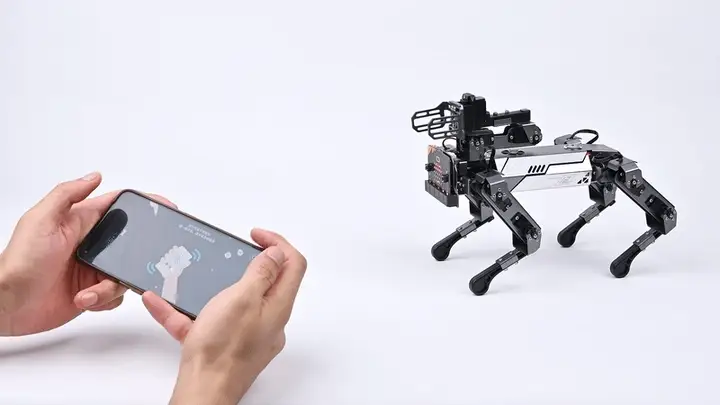 XGO Robot Dog controllable via phone 