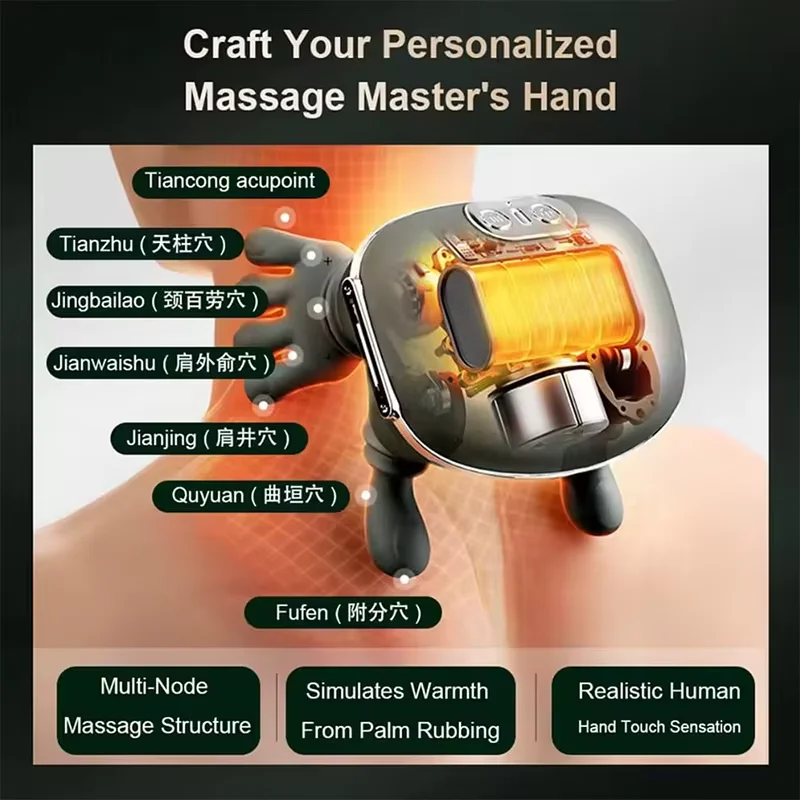 Bionic Heated Massager Tiancong acupoint