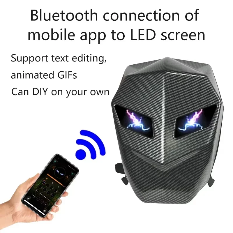 LED Backpack with bluetooth