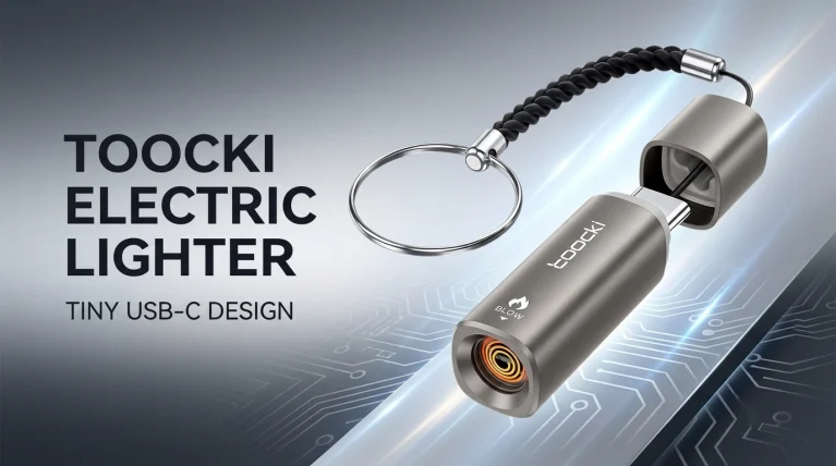 Toocki Electric Lighter: Tiny USB-C Design